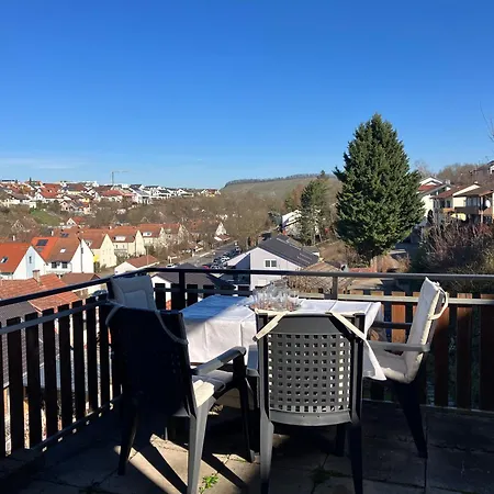 Apartmán Komfort Haus Mit Km-fernblick Und Klimaanlage Steinheim an der Murr